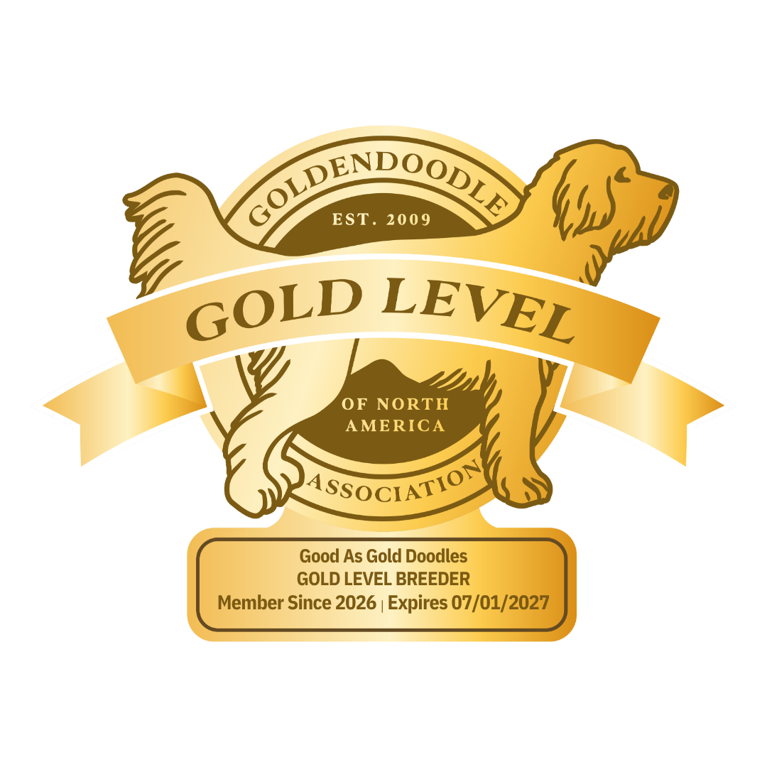 GANA Gold Level Breeder certified badge